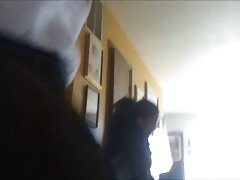 Prsata frankie igra s dildo